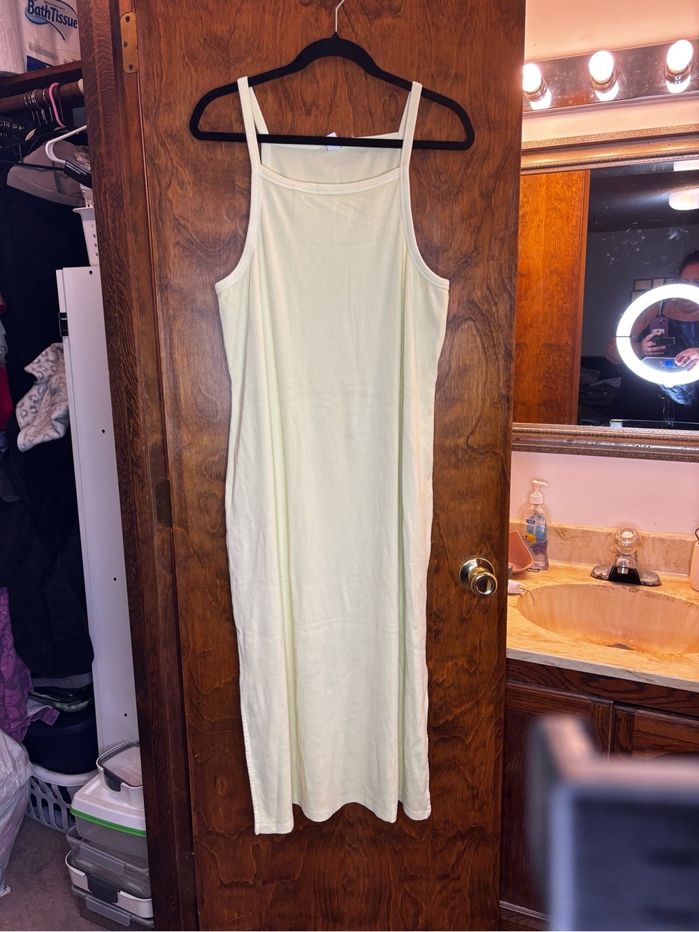 Neon yellow/green old navy dress